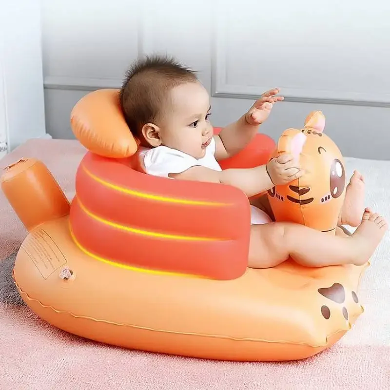 надувной диван Детская мебель Children Furniture Silla Infantil Baby Cartoon Backrest Learn To Sit Magic Seat Inflatable Sofa