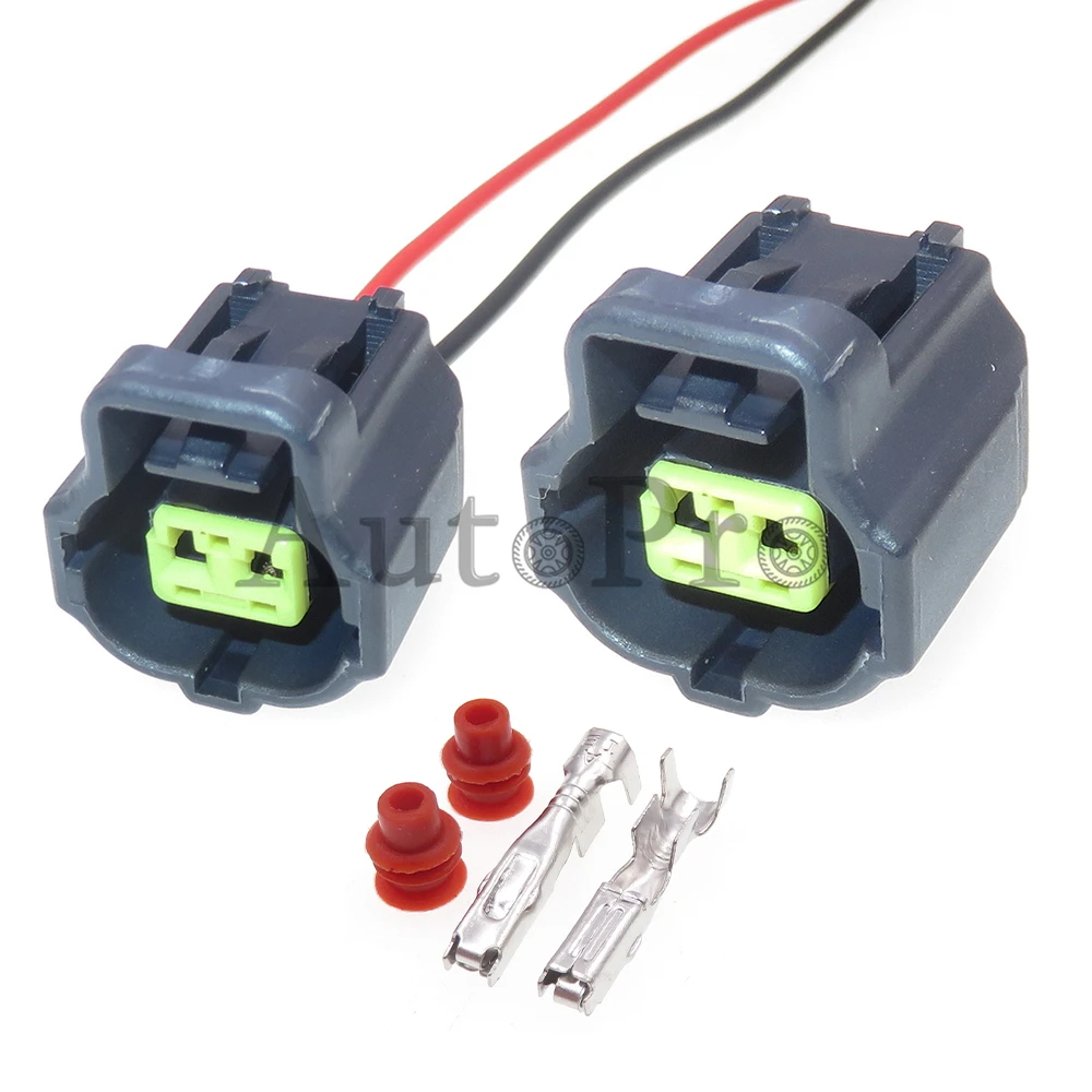 

1 Set 2 Hole 184212-1 184000-1 Automobile Starter Wire Adapter With Terminal Car Sealed Connector Auto Electrical Socket