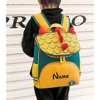 Zaino Bimbi - pre scolastico con forma dinosauro e personalizzabile con nome (24*34cm) (3/12 anni) (EGONOMICO) 20 Zaino Bimbi - pre scolastico con forma dinosauro e personalizzabile con nome (24*34cm) (3/12 anni) (EGONOMICO)