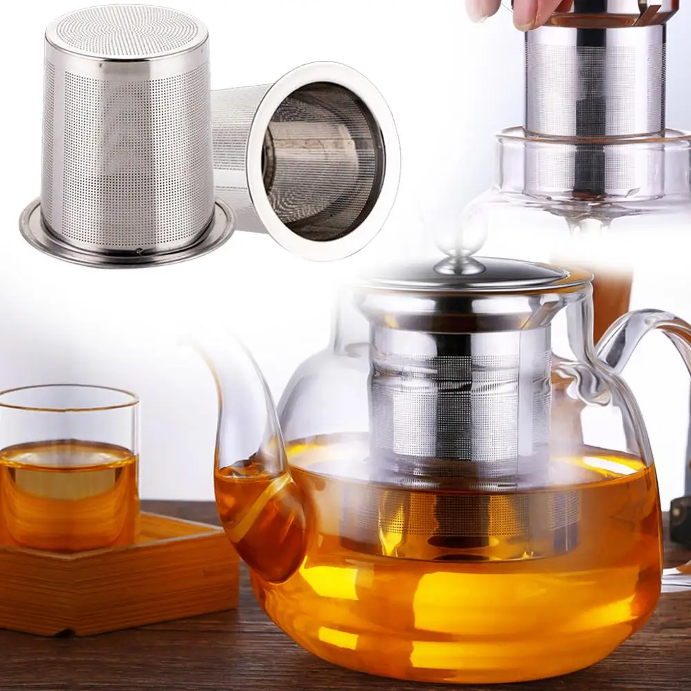 Description Picture 6 of itemReusable Tea Strainer Stainless Steel Tea Infuser Filter For Tea Leaf And Spice Straining Kitchen Accessories Large Capacity