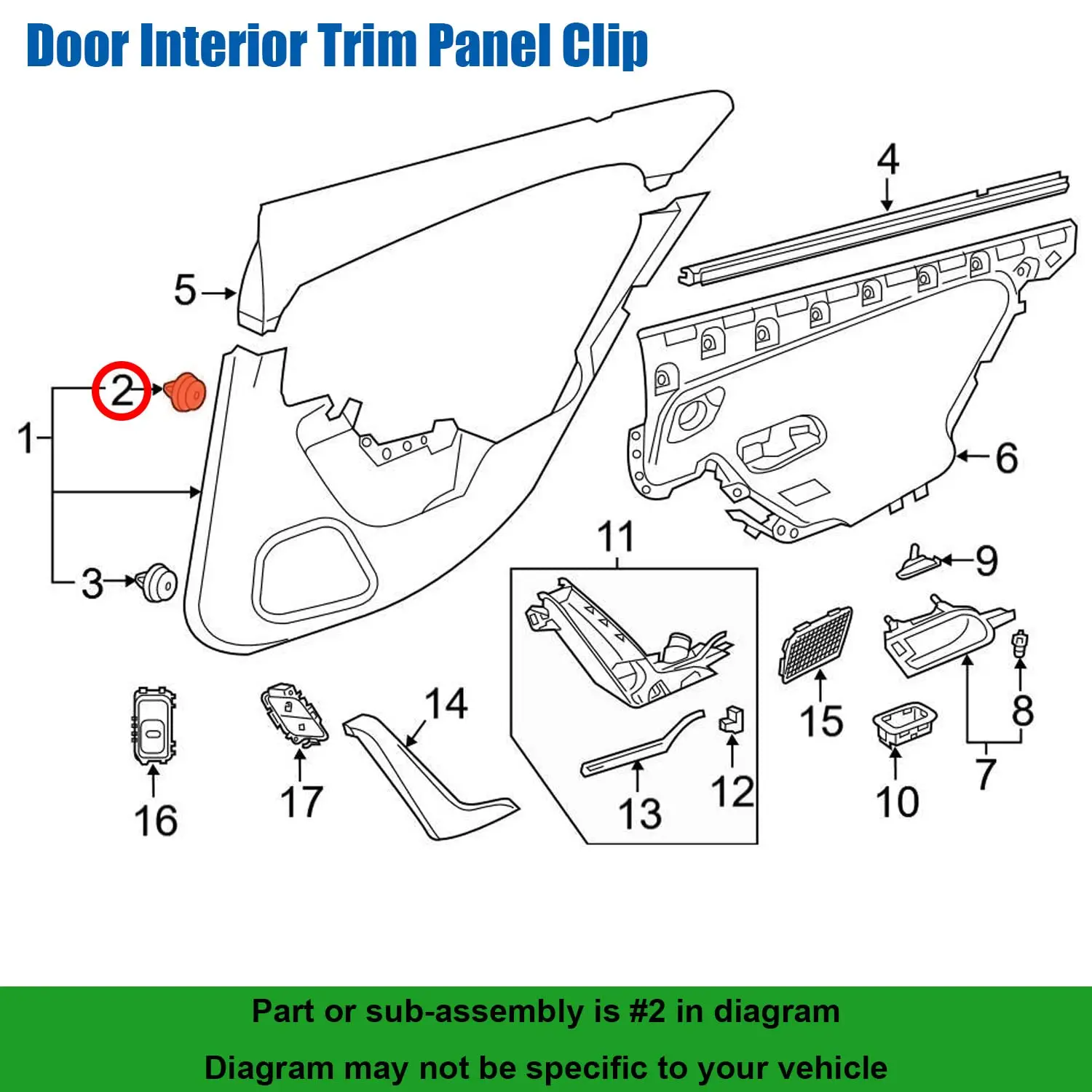 A0009918698 Auto Clips Positioning Front And Rear For Mercedes