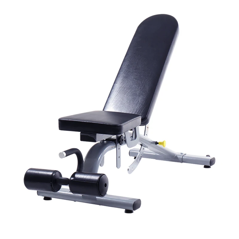Hot Multifunctional Foldable Fitness Chair Household Metal Dumbbell Bench Cable Weight Stacks Sit-Up Board Exercise Equipment