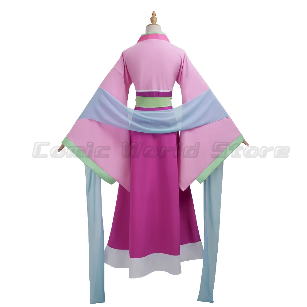 Maomao Cosplay Costume - Pink Dress & Wig Set for Halloween Carnival Parties