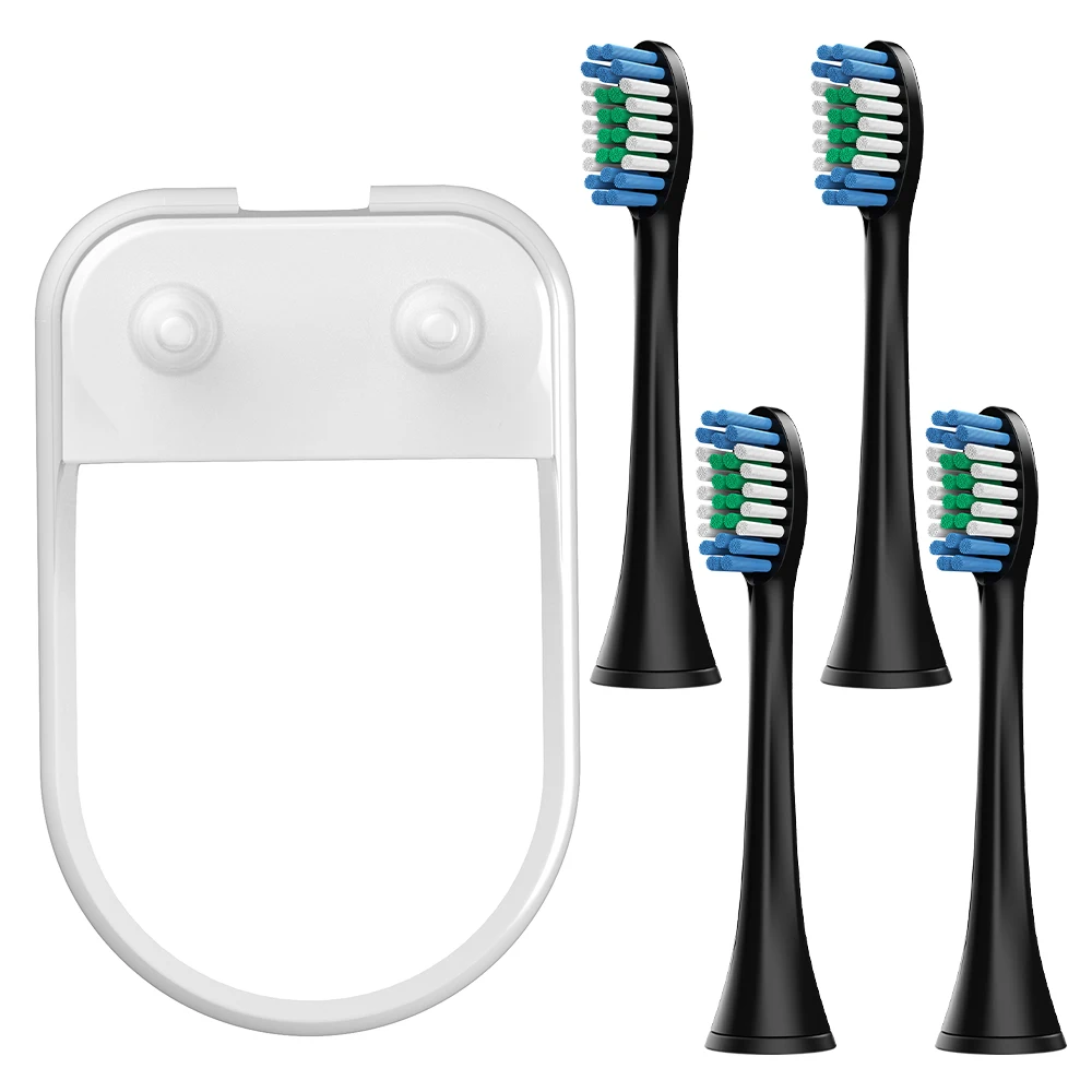 4x 전문가용 교체용 브러시 헤드 및 칫솔 헤드 보관 랙 필립스 소닉케어 전동 ..