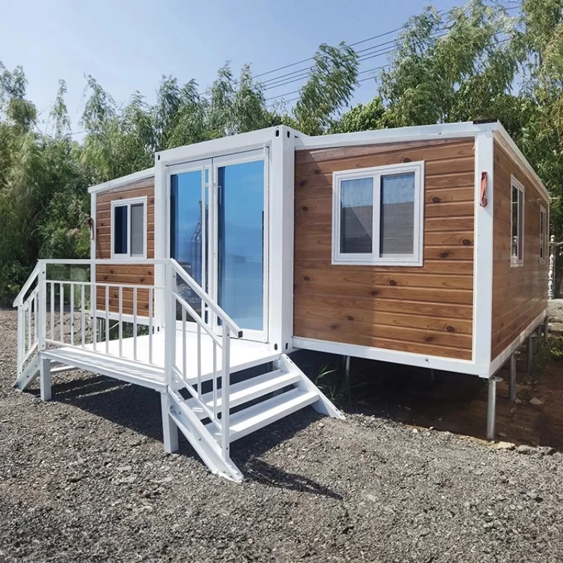 Yg 40Ft E 20Ft Case Case Prefabbricate Moderne Container Con Cabina Espandibile A Energia Solare Casa Container Pieghevole