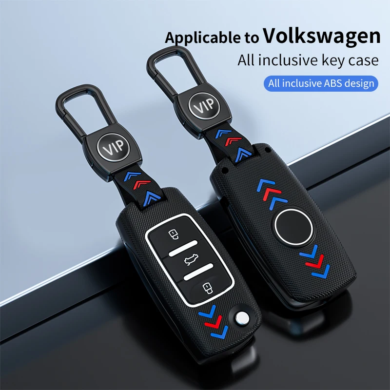 

Чехол для автомобильного ключа из АБС-пластика, чехол для Volkswagen Golf 3 4 5 6 Mk4 Mk6 VW Passat B5 B6 B7 B8 Cc Polo Tiguan Mk2 Touran 6