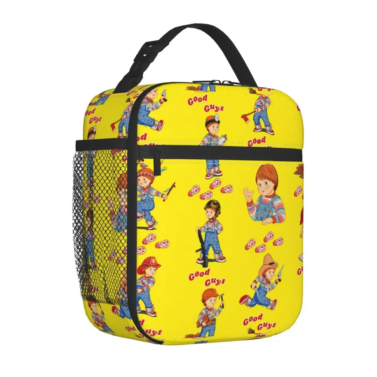 

Good Guys Childs Play Insulated Lunch Bag Large Chucky Horror Movie Reusable Cooler Bag Tote Lunch Box Work Travel Girl Boy