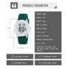 SKMEI 2218 Cool Digital Countdown Sport Watches For Men Women Student 5Bar Waterproof Stopwatch Wristwatch Clock reloj hombre 6