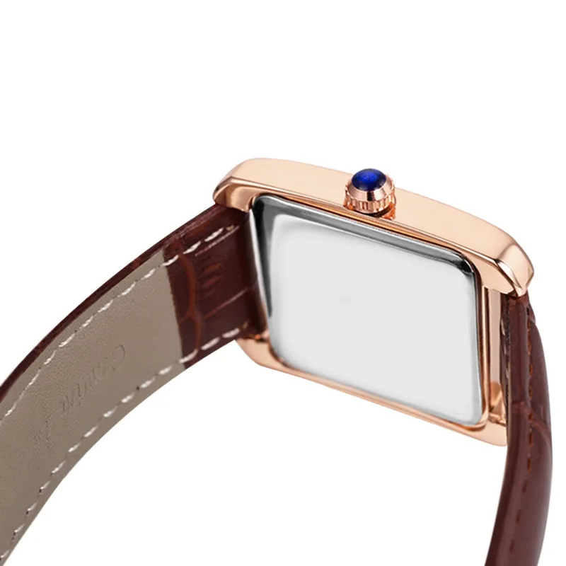Couple's Watches For Men Women Fashion Casual Leather Simple Dial Waterproof Quartz Wristwatches Lovers Watch Gift Drop Shipping, Alina Gadgets