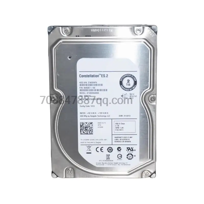 

original 100% authentique ST32000645SS 2TB 9SM267-150 01D9NN 2T SAS