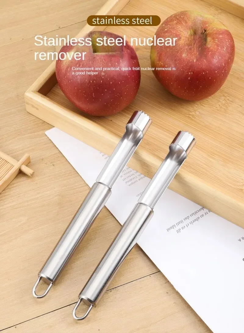 Fruit Core Cutter - Durable Stainless Steel Apple Corer & Pear Seed Remover Tool