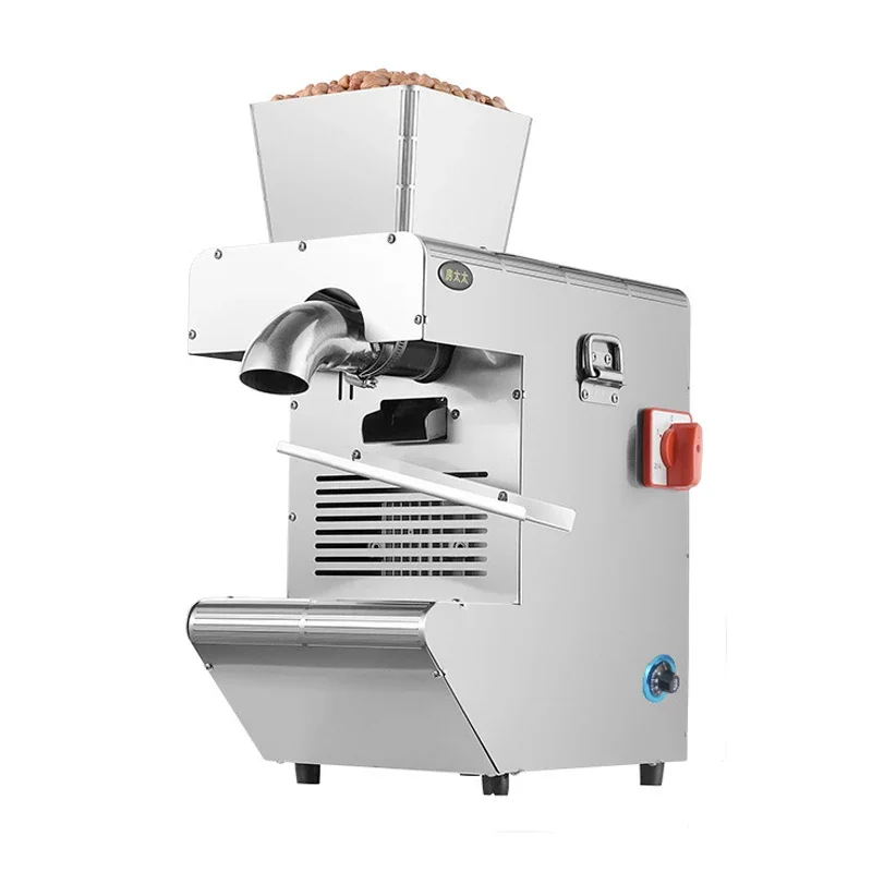 1000W Oil Press Stainless Steel Hot And Cold Fryer Peanut Sesame Oil Press Automatic Hemp Perilla Seed Extractor