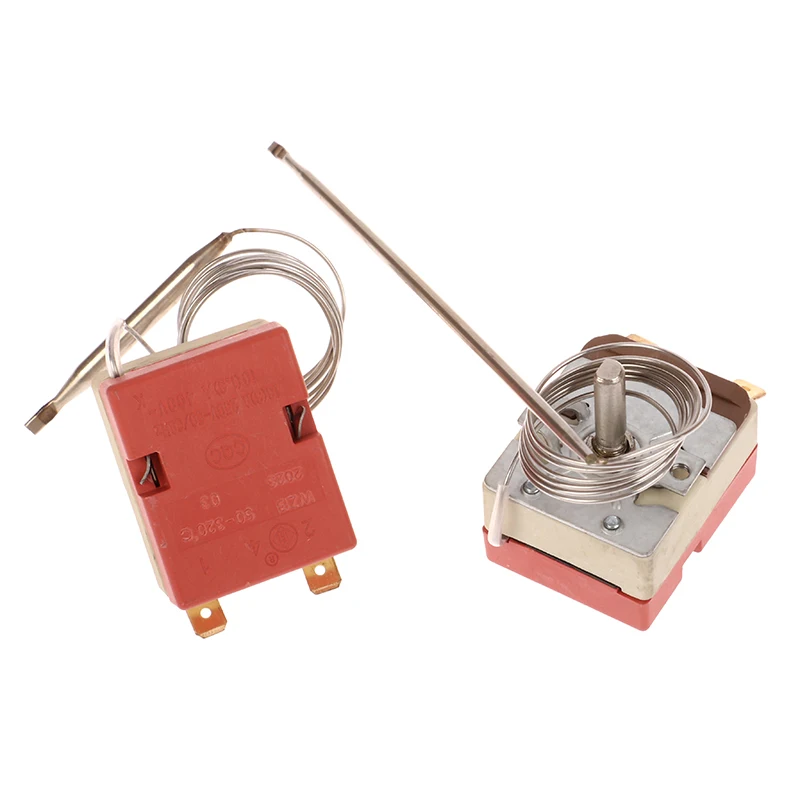 WITTKOWARE Abgastemperaturwächter 60°C Schaltpunkt - Thermostat 16A/400V Für Rauchrohr Montage