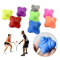 Hexagon Reaction Ball Agility Training Ball for Basketball Football Kids Adult Coordination Reflex Sports Fitness Training Ball