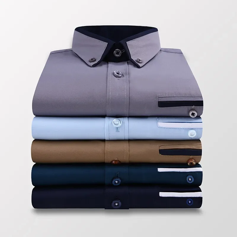 Men's Retro Knitwear Business Shirt – Slim Fit Casual Sweater Top for Office & Daily Wear | NYLIXA