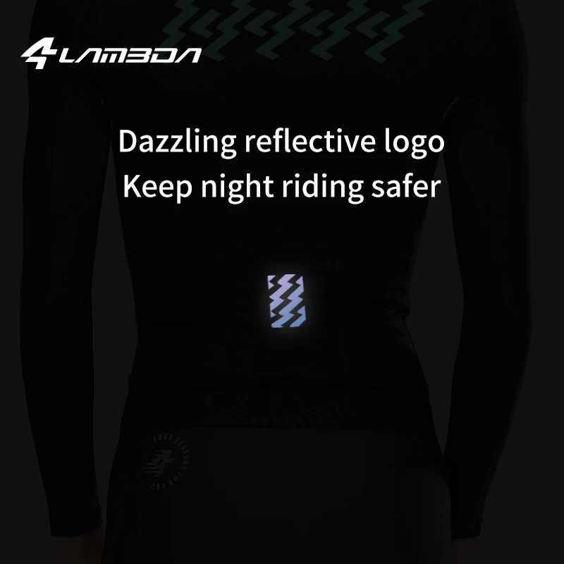 Lameda Women's Long Sleeve Cycling Jersey Moisture-absorbent Quick-drying Bicycle Top For Road Cycling Perfect Sport Apparel