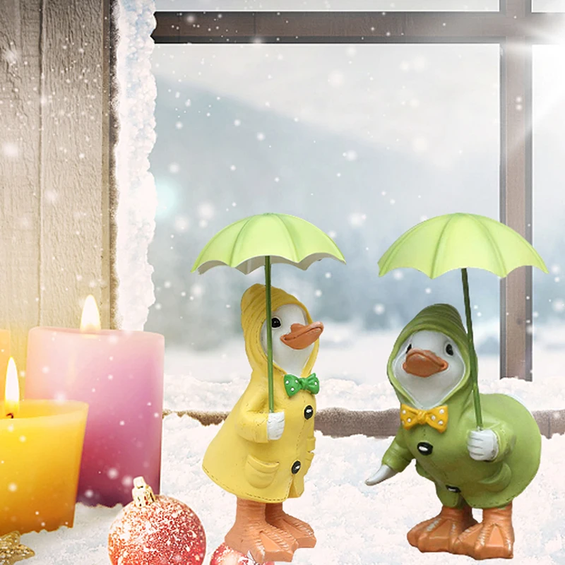 Artificial Mini Ducks Ornament Garden Miniatures Gnomes Moss Terrariums Resin Crafts Figurines Cute Animal Home Decoration resin ornaments garden decoration resin handicraft ornaments resin ornament animal ornaments