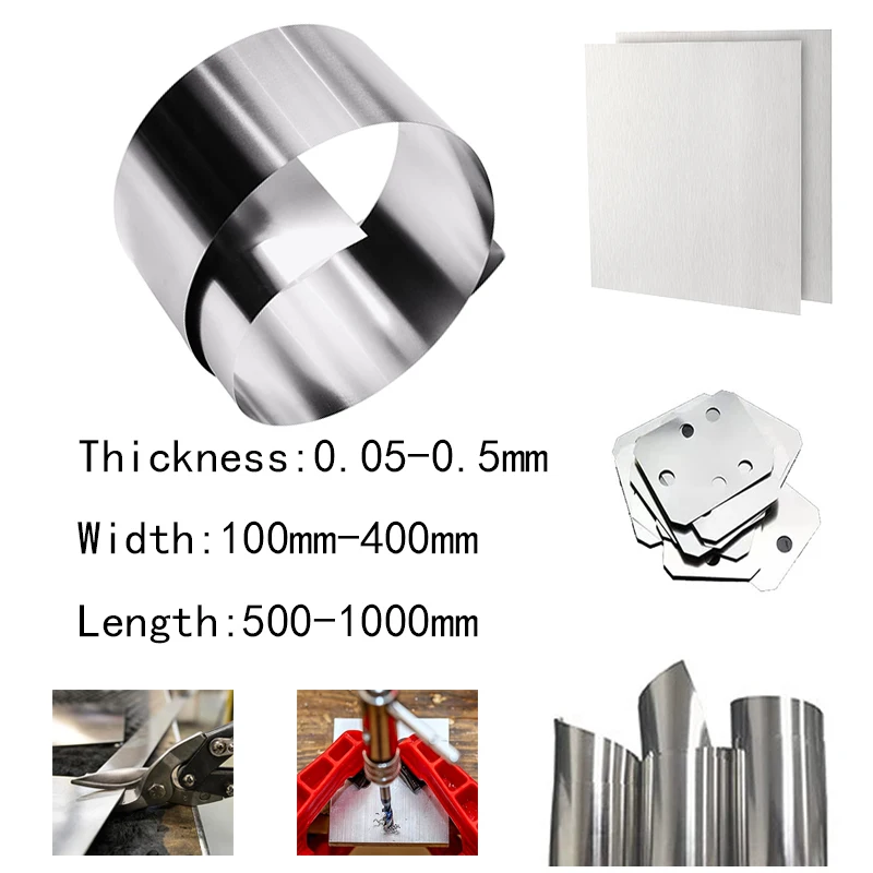0,05mm-0,5mm Dicke Aluminiumfolie Streifen Breite 100 200 300 400mm Folienrolle Streifen Wasserdicht Hochtemperaturbeständig