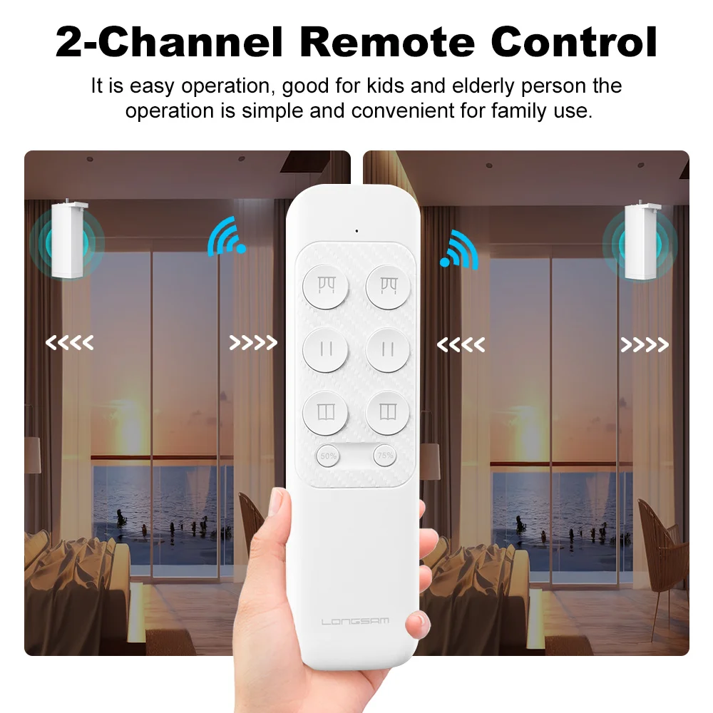 Description Picture 6 of itemTuya Smart Zigbee Electric Curtain Shutter Motor 15CM size Smart Automatic Home Support Voice Control Alexa Google Assistant