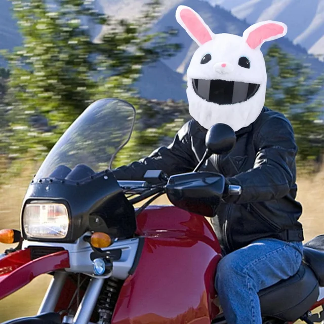 Copricasco Moto In Peluche Divertente - 15 Design Per Uomini E Donne - Foto 5