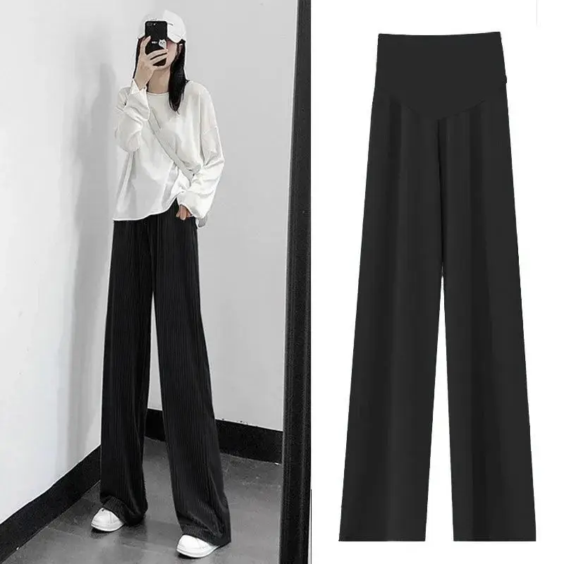Ice Silk Maternity Pants Summer Loose Casual women pants,maternity pants