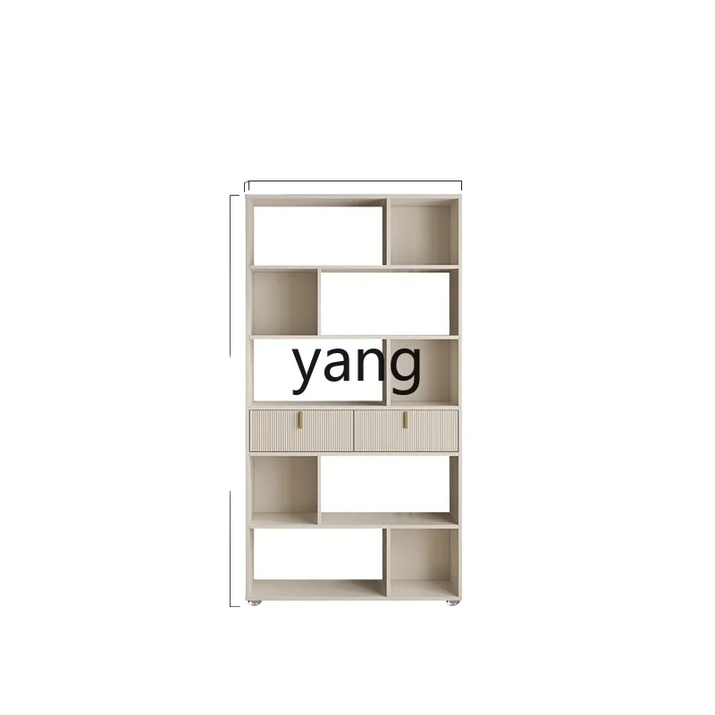 

Yjq Bookcase Storage Cabinet Locker Combination Lattice Bookshelf and Storage Shelf Floor Free Combination