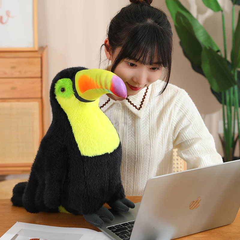 20/30/40CM 시뮬레이션 Toco Toucan 플러시 장난감 귀여운 Ramphastos Toco 박제 애니메이션 새 인형 귀여운 홈 인테리어 선물