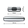 Men Metal Smart Card Holder Bankcard Blocking Hard Case Short Wallet Male Credit Card RFID Safe Anti-theft Scanning Protect 6