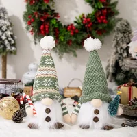 30cm Glowing Knitted Gnome Doll Couple with Led Night Light 2025 Christmas Decorations Home Xmas Tree Decor New Year 2026 Gift 3