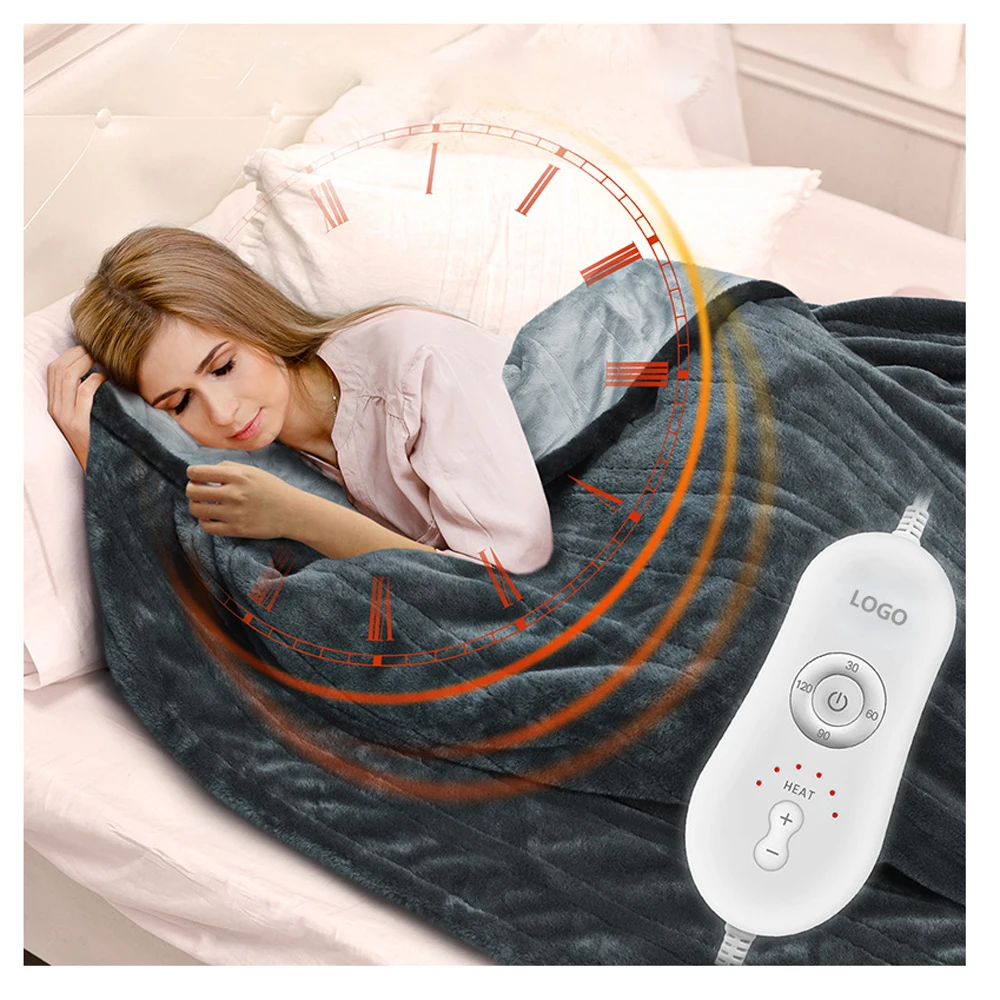Large size soft heating cover blanket Winter Heated Blanket 6rd Gear Heated  Warm Heater Body Warmer Electric Heating Shawl