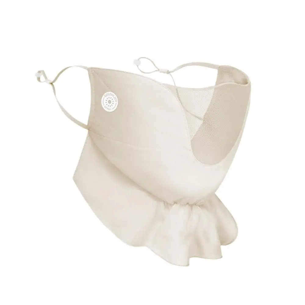 Breathable Ice Silk Sunscreen Face Mask Outdoor Sports Anti-uv Face Mask Head Scarf with Adjustable Buckle Driving Riding Mask 5
