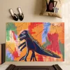 Art J-Jean-M-Michel B-Basquiat Floor Mat Bedroom Kitchen Door Bath House Super Absorbent Foot Non-slip 3