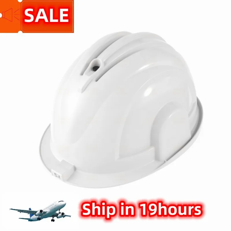 Construction Safety Helmet With 2 or 4 Fans Air Condition 16000mA Rechargeable Lithium Battery Power Bank and LED Headlight