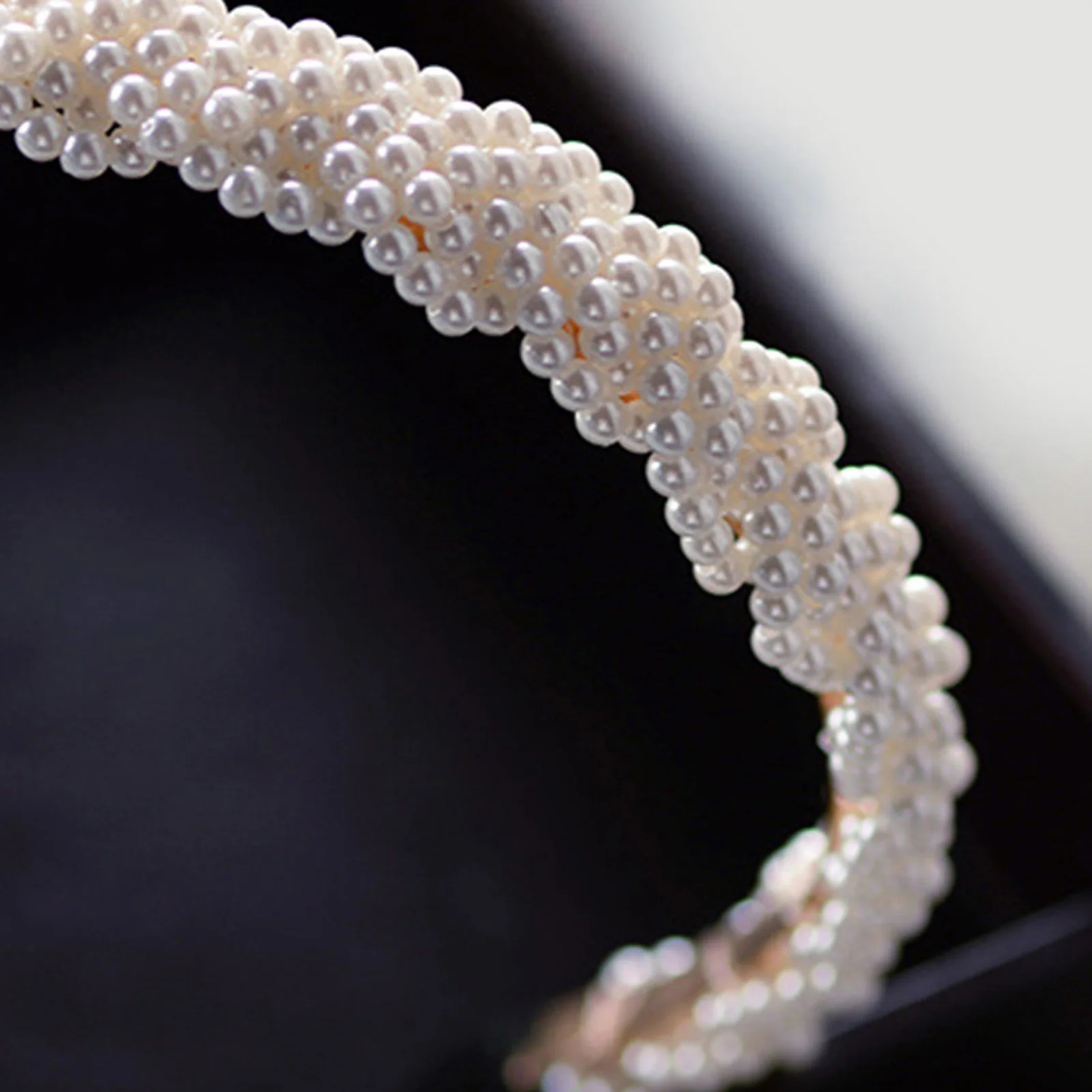 عصابات رأس لؤلؤية للنساء إكسسوارات شعر الحفلات سوب...