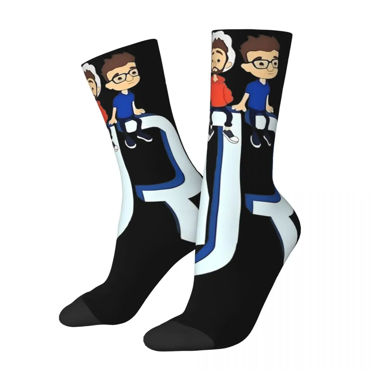 

Retro Women Men AJR The Maybe Man Tour 2024 Dress Socks Brothers Accessories Middle Tube Socks Comfortable Best Gift Idea