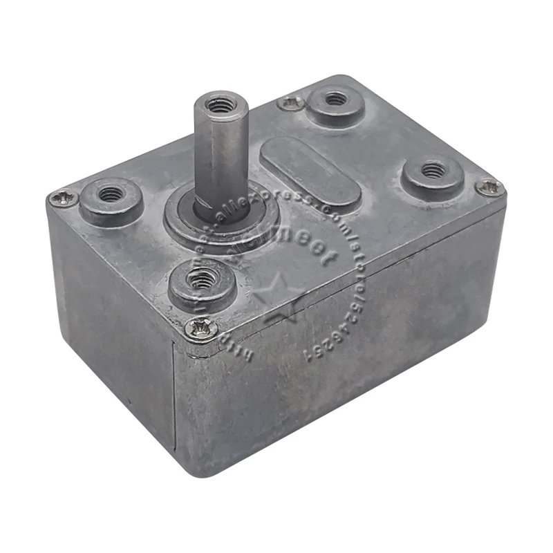 46x32 Full Metal Gearbox Turbo Worm Motor Speed Reduction Speed Reducer For JGY370