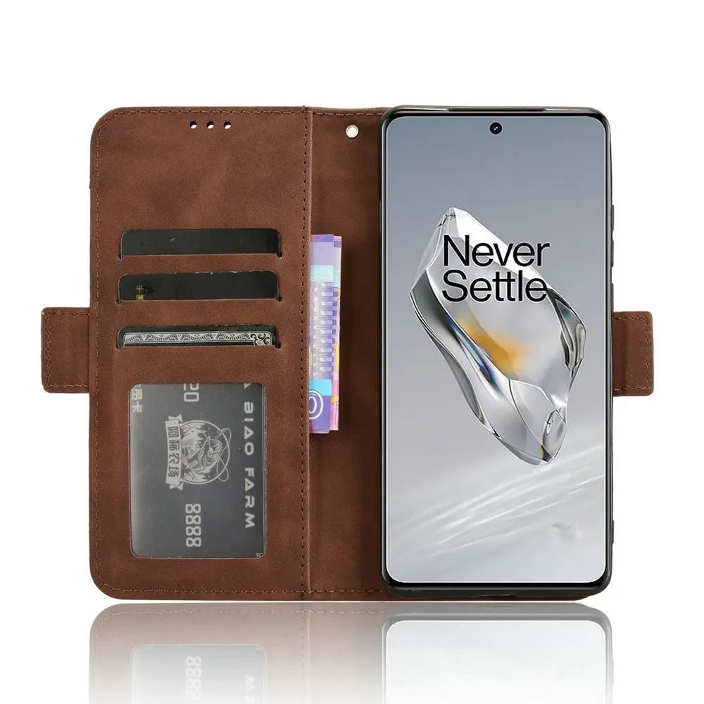 Luxury Leather Portable Card Wallet Case - Premium Book Cover