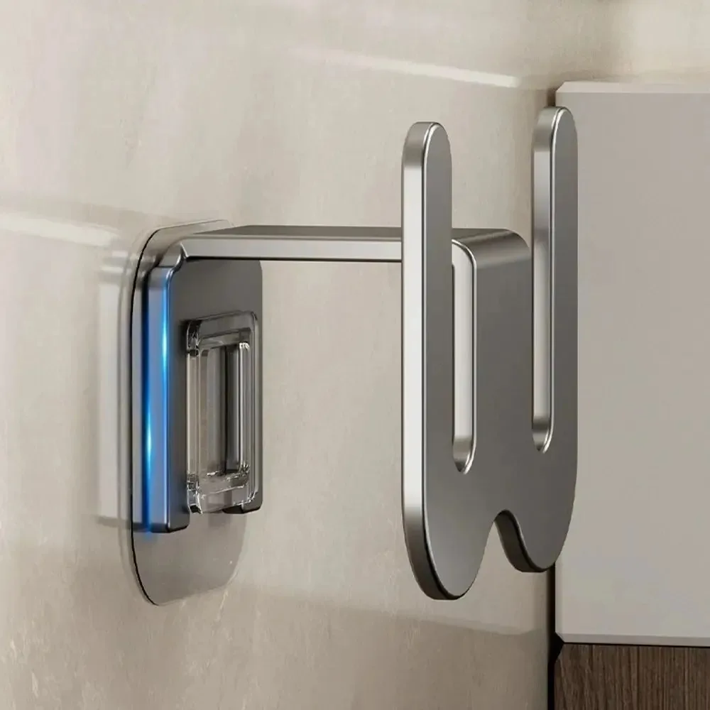 Simple Shoe Storage Rack Bathroom Slipper Rack Wall Mounted non Perforated Bathroom Door with Drainage Hook on The Back Wall 2