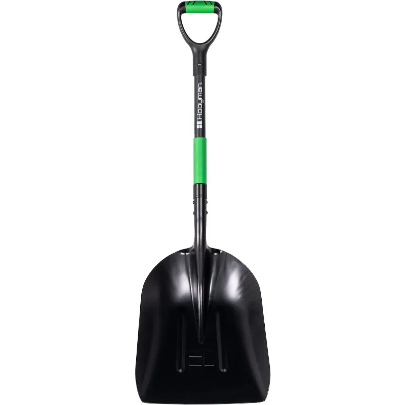 

Hooyman Совок лопата с легкой алюминиевой головкой, эргономичный нескользящий H-образный захват, D ручка