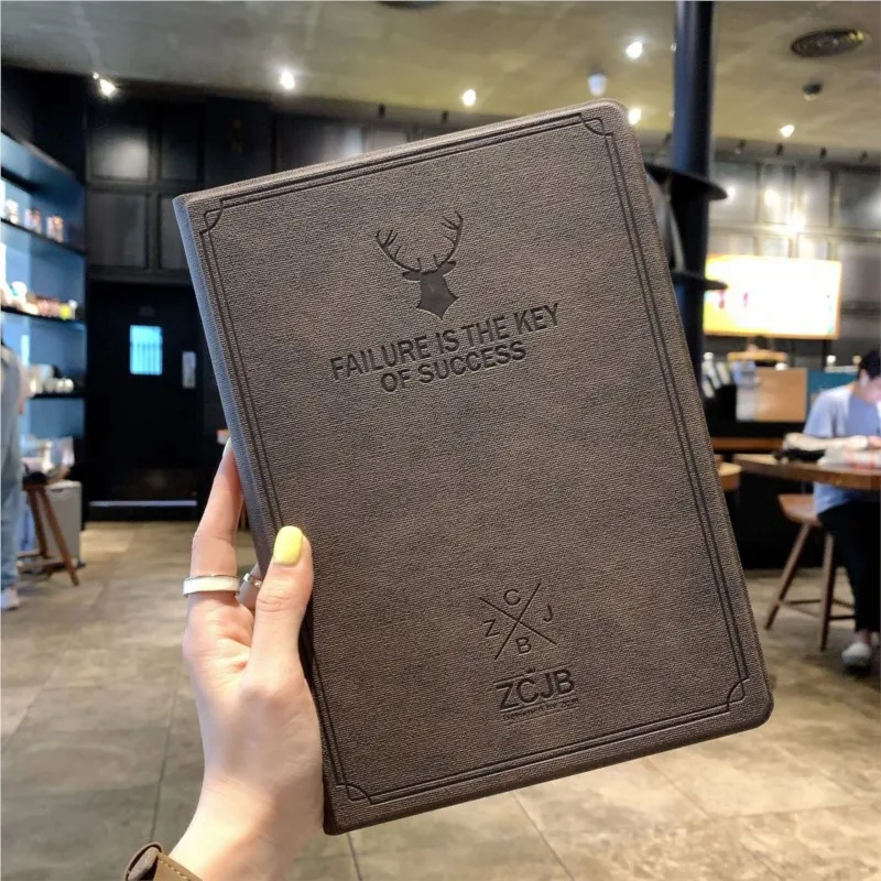 Deer Matte PU Leather Tablet Case - Elegant and Durable Protection