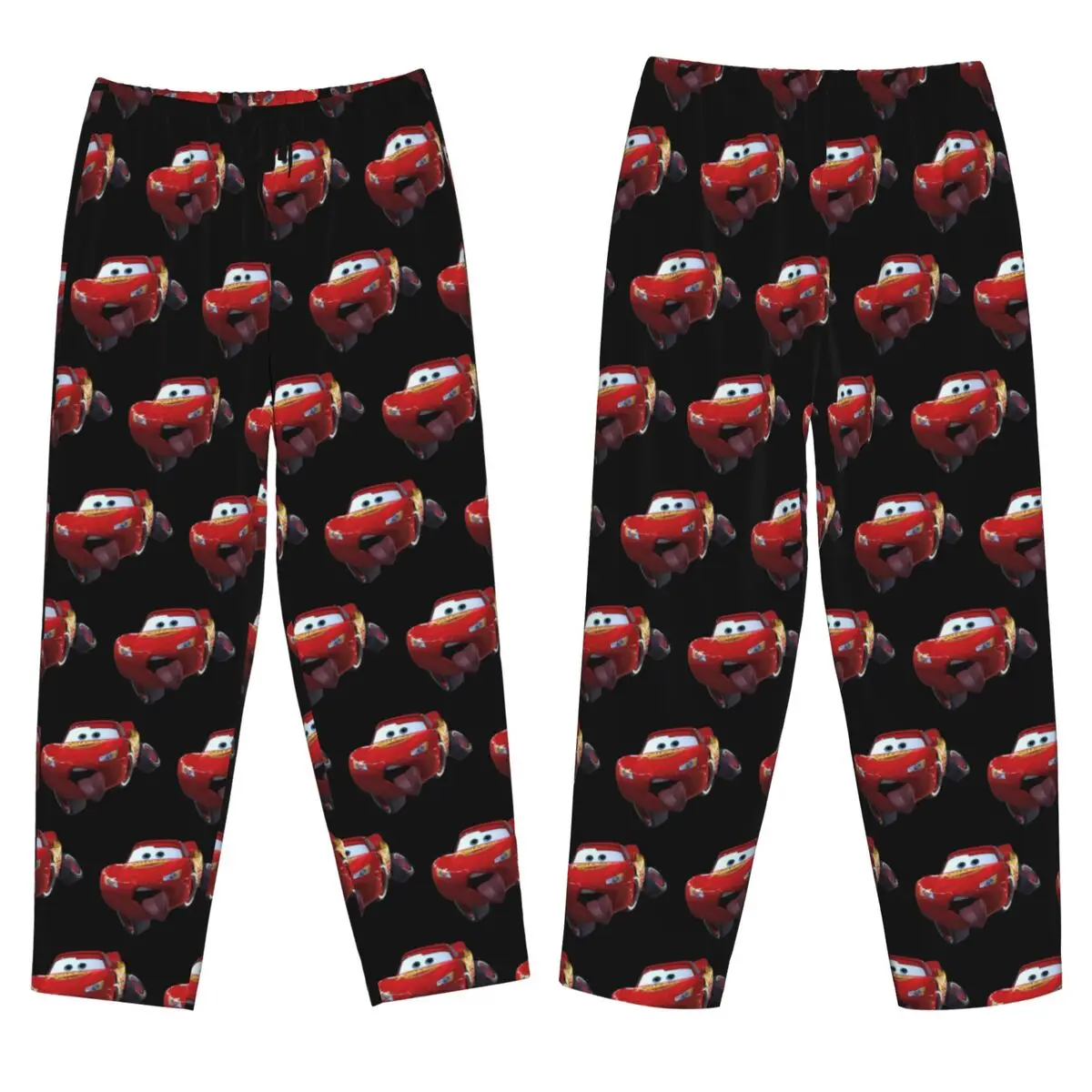 Sally I'm Lightning Cars Mcqueen Apparel Women's Comfy Pajama Pants Sleep Bottoms Pants Palazzo Stretch Lounge Pant 2
