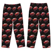 Sally I'm Lightning Cars Mcqueen Apparel Women's Comfy Pajama Pants Sleep Bottoms Pants Palazzo Stretch Lounge Pant 2