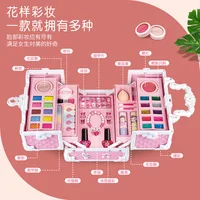 Kids Makeup Set Girl'S Toy Holiday Gift Kids Lipstick Eye Shadow Little Princess Makeup Box Makeup Tools Girl'S Birthday Gift 2