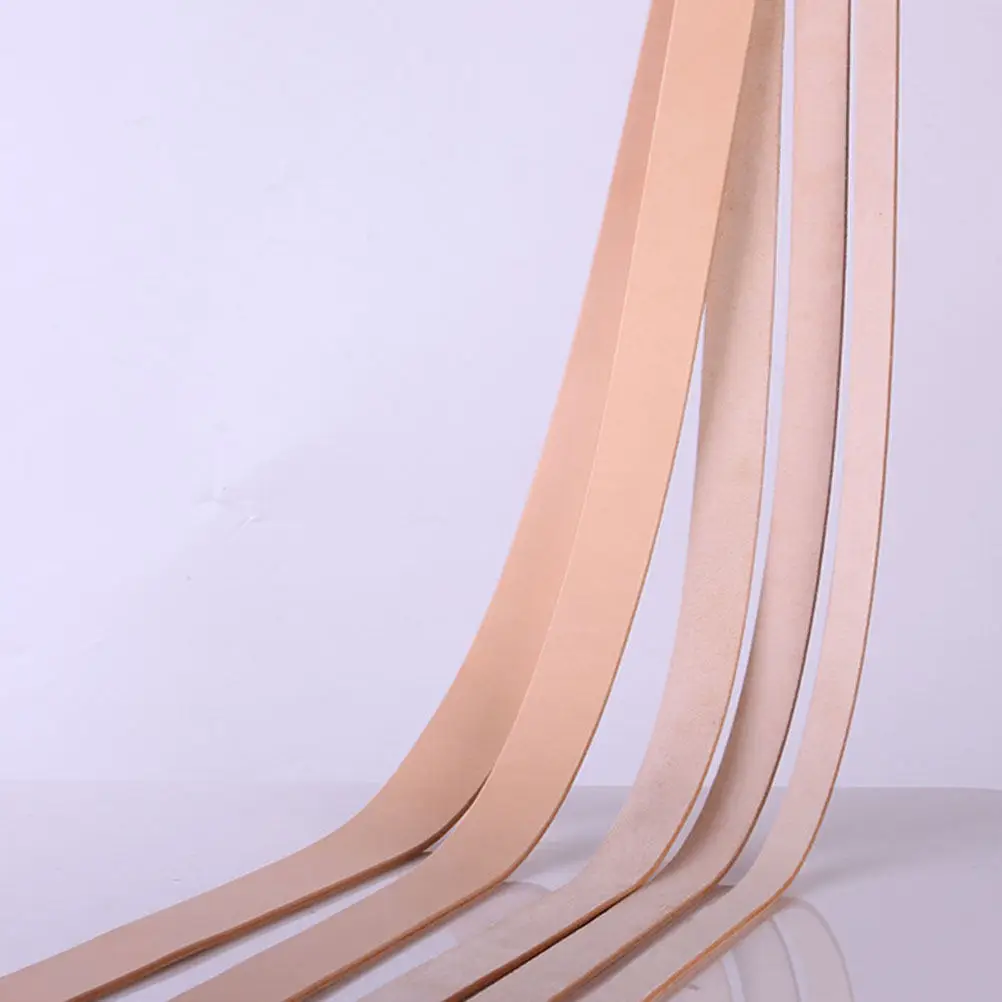 미완성 소가죽 솔리드 컬러 캐주얼 허리 벨트 100-120Cm 1.8cm 폭 DIY 허리띠 청바지 바지 여성 레저 레이디