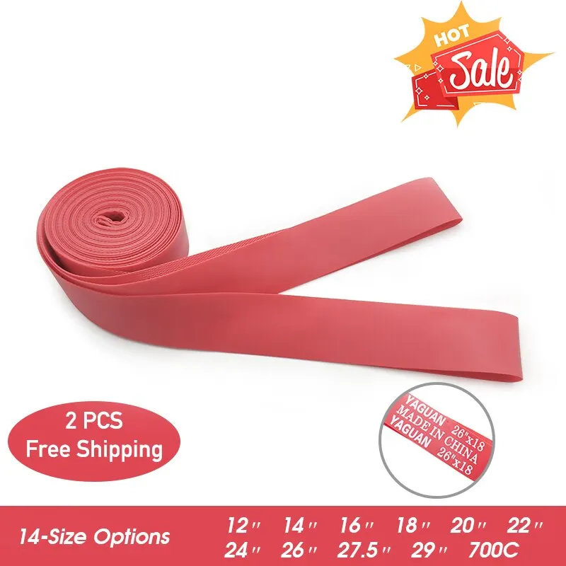 1 Pair 2 Pcs Premium Pvc Antipuncture Rim Tapes Strips Mtb Mountain