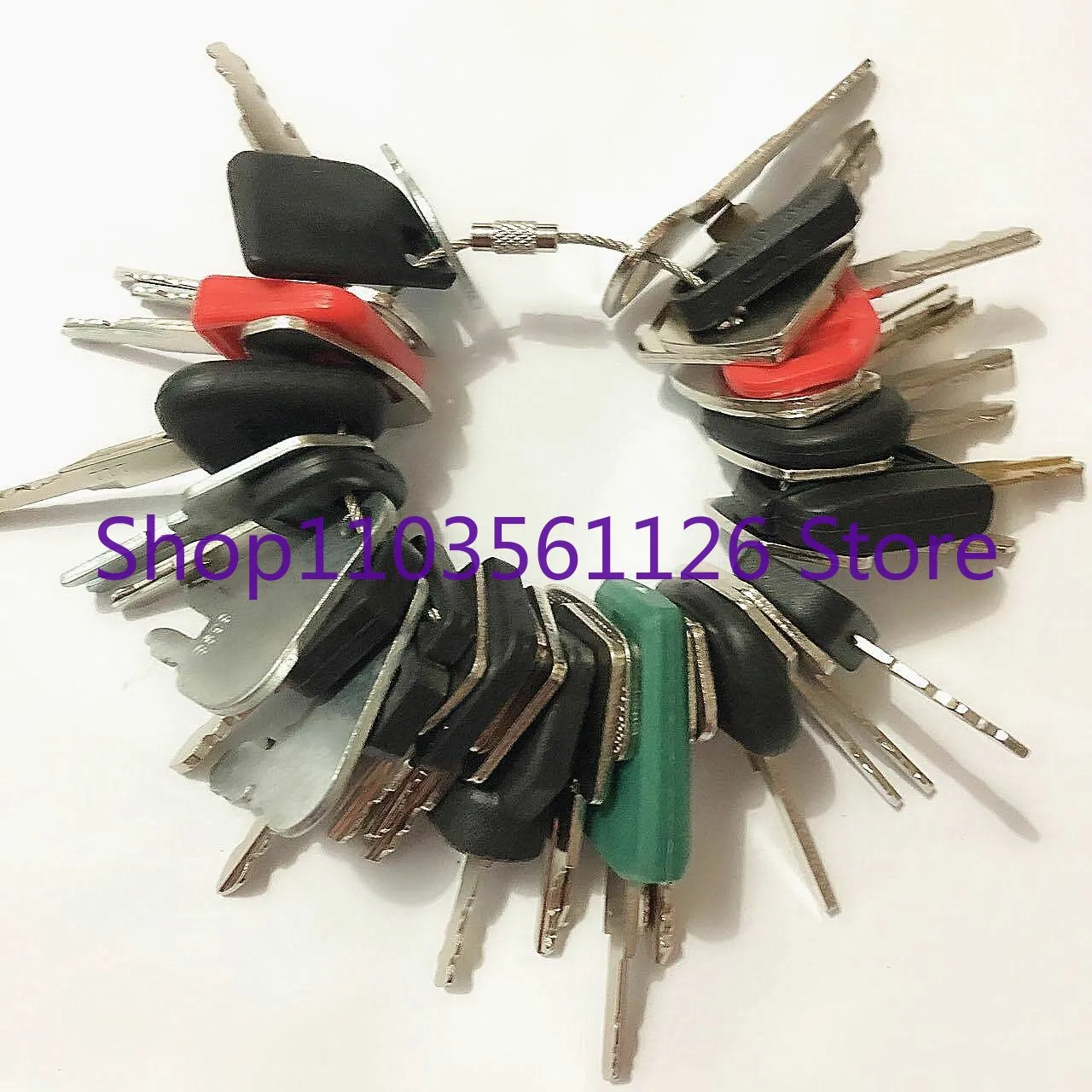 30 keys Construction Ignition/Heavy Equipment Key Set For Caterpillar Kubota Deere JCB For volvo C001 D200 787 52240 166 5P8500