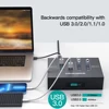 Sipolar A-223 Multi port USB 3.0 Hub 20 port charging station for phone tablet laptop with  5V 40A Power adapter 3