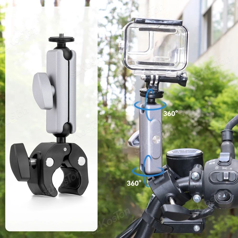 

Для GoPro 12 11 10 9 8 аксессуары для мотоциклов держатель на руль крепление на зеркало кронштейн на велосипед для DJI OSMO insta360 экшн-камеры