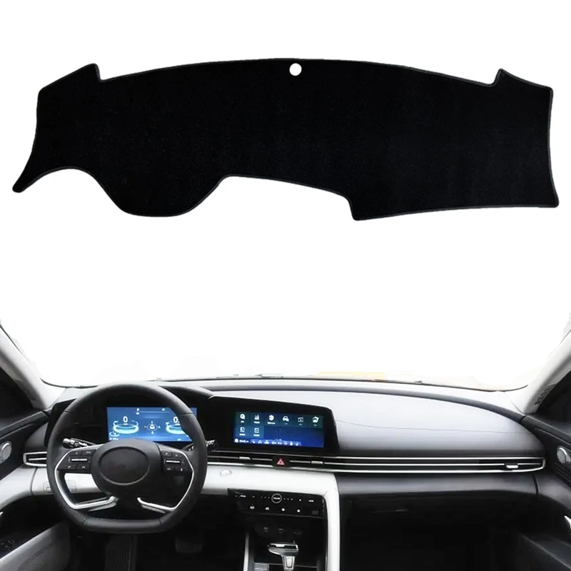 For Hyundai Elantra Avante I30 CN7 2020-2023 Car Dashboard Cover Mat Pad Dashmat Sunshade Protect Cushion Carpet Car Accessories