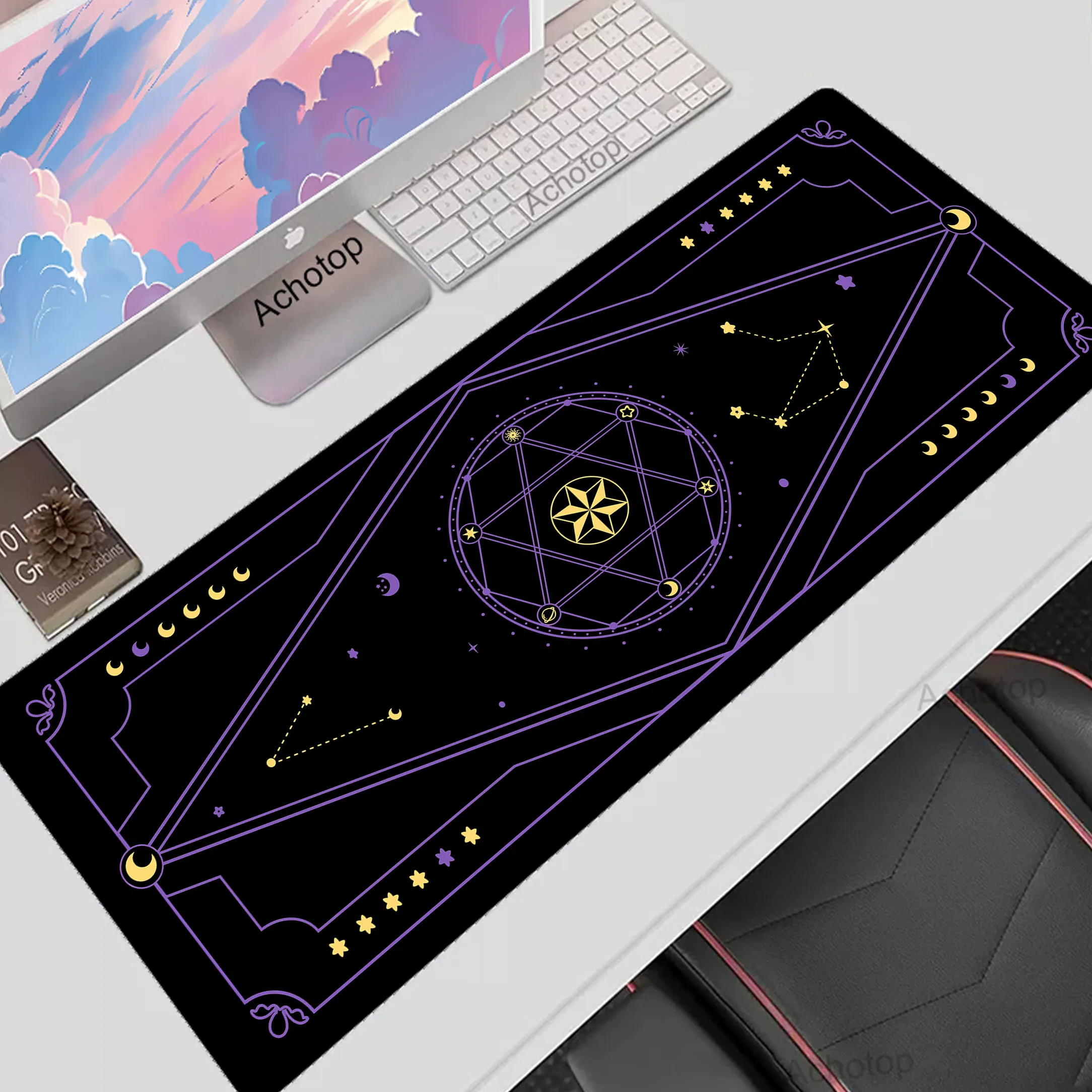 thumbnail image 1 of Alfombrilla de ratón Moon Space XXL, alfombrillas para escritorio de ordenador, arte africano, alfombrilla para teclado, alfombrilla de escritorio para ordenador portátil, alfombrilla de ratón de escr, 1 of 5
